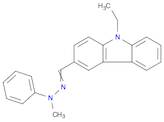 9-ETHYL-3-(N-METHYL-N-PHENYLHYDRAZONOMETHYL)CARBAZOLE