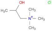 2-Hydroxy-N,N,N-trimethylpropan-1-aminium chloride