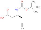 BOC-(S)-3-AMINO-5-HEXYNOIC ACID