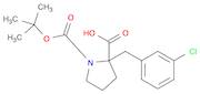 Boc-α-(3-chlorobenzyl)-DL-Pro-OH