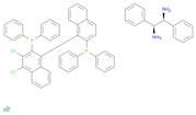 Dichloro[(S)-()-2,2′-bis(diphenylphosphino)-1,1′-binaphthyl][(1S,2S)-()-1,2-diphenylethylenediamine] ruthenium(II)