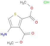 Dimethyl 4-aminothiophene-2,3-dicarboxylate hydrochloride