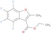 Ethyl 4,5,6,7-tetrafluoro-2-methylbenzofuran-3-carboxylate