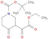 tert-Butyl 3-(2-ethoxy-2-oxoacetyl)-4-oxopiperidine-1-carboxylate