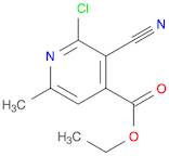 Ethyl-2-chloro-3-cyano-6-methylisonicotinate