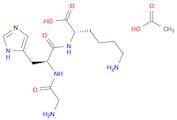 (S)-6-Amino-2-((S)-2-(2-aminoacetamido)-3-(1H-imidazol-4-yl)propanamido)hexanoic acid compound with acetic acid (1:1)