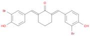 trans-2,6-Bis(3-bromo-4-hydroxybenzylidene)cyclohexanone