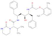 (αS)-N-[(1S,3S,4S)-4-[[2-(2,6-Dimethylphenoxy)acetyl]amino]-3-hydroxy-5-phenyl-1-(phenylmethyl)pentyl]tetrahydro-α-(1-methylethyl)-2-oxo-1(2H)-pyrimidineacetamide