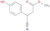 Methyl 3-Cyano-3-(4-hydroxyphenyl)propanoate