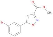 Methyl 5-(3-bromophenyl)isoxazole-3-carboxylate