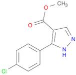 Methyl 5-(4-chlorophenyl)-1H-pyrazole-4-carboxylate