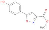 methyl 5-(4-hydroxyphenyl)isoxazole-3-carboxylate