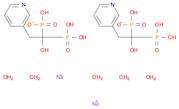 Sodium hydrogen(1-hydroxy-1-phosphono-2-(pyridin-3-yl)ethyl)phosphonate hydrate(2:2:5)