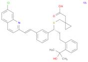 Cyclopropaneacetic acid, 1-[[[(1R)-1-[3-[(1E)-2-(7-chloro-2-quinolinyl)ethenyl]phenyl]-3-[2-(1-hydroxy-1-methylethyl)phenyl]propyl]thio]methyl]-, sodium salt (1:1)