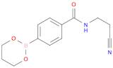 N-(2-Cyanoethyl)-4-(1,3,2-dioxaborinan-2-yl)benzamide