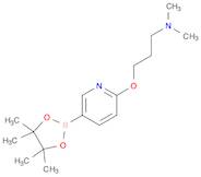 Dimethyl-{3-[5-(4,4,5,5-tetramethyl-[1,3,2]dioxaborolan-2-yl)-pyridin-2-yloxy]-propyl}-amine