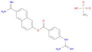 Benzoic acid, 4-[(aminoiminomethyl)amino]-, 6-(aminoiminomethyl)-2-naphthalenyl ester, dimethanesulfonate