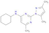 Cyclohexyl-[2-(3,5-dimethyl-pyrazol-1-yl)-6-methyl-pyrimidin-4-yl]-amine