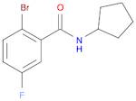 2-Bromo-N-cyclopentyl-5-fluorobenzamide