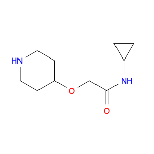 N-CYCLOPROPYL-2-(PIPERIDIN-4-YLOXY)ACETAMIDE