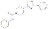 N-Phenyl-4-(3-phenyl-1,2,4-thiadiazol-5-yl)piperazine-1-carboxamide