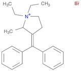 3-(Diphenylmethylene)-1,1-diethyl-2-methylpyrrolidin-1-ium bromide