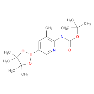 tert-Butyl methyl(3-methyl-5-(4,4,5,5-tetramethyl-1,3,2-dioxaborolan-2-yl)pyridin-2-yl)carbamate