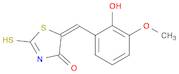 (5E)-5-(2-HYDROXY-3-METHOXYBENZYLIDENE)-2-MERCAPTO-1,3-THIAZOL-4(5H)-ONE