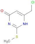 4(3H)-Pyrimidinone,6-(chloromethyl)-2-(methylthio)-