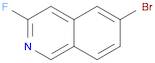 6-Bromo-3-fluoroisoquinoline