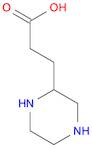 3-(Piperazin-2-yl)propanoic acid
