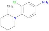 3-chloro-4-(2-methyl-1-piperidinyl)aniline