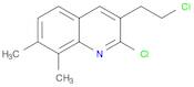 2-Chloro-3-(2-chloroethyl)-7,8-dimethylquinoline