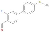 2-Fluoro-4-[4-(methylsulfanyl)phenyl]benzaldehyde