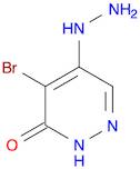 4-bromo-5-hydrazinylpyridazin-3(2h)-one