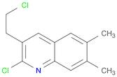 2-Chloro-3-(2-chloroethyl)-6,7-dimethylquinoline