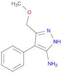 3-(METHOXYMETHYL)-4-PHENYL-1H-PYRAZOL-5-AMINE