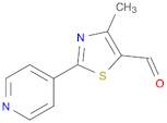 4-Methyl-2-(pyridin-4-yl)thiazole-5-carbaldehyde