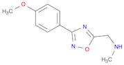 1-[3-(4-METHOXYPHENYL)-1,2,4-OXADIAZOL-5-YL]-N-METHYLMETHANAMINE