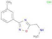 N-METHYL-1-[3-(3-METHYLPHENYL)-1,2,4-OXADIAZOL-5-YL]METHANAMINE HYDROCHLORIDE