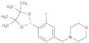 4-(3-Fluoro-4-(4,4,5,5-tetramethyl-1,3,2-dioxaborolan-2-yl)benzyl)morpholine