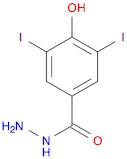 Benzoic acid,4-hydroxy-3,5-diiodo-, hydrazide