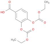 Benzoic acid, 3,4-bis[(ethoxycarbonyl)oxy]-