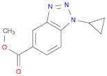 Methyl 1-cyclopropyl-1H-benzo[d][1,2,3]triazole-5-carboxylate