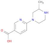 3-Pyridinecarboxylicacid, 6-(3-methyl-1-piperazinyl)-