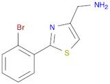 C-[2-(2-BROMO-PHENYL)-THIAZOL-4-YL]-METHYLAMINE