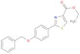Ethyl 2-(4-(benzyloxy)phenyl)thiazole-4-carboxylate