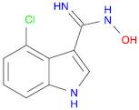 4-Chloro-N-hydroxy-1H-indole-3-carboximidamide