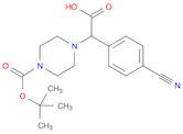 1-Piperazineaceticacid, a-(4-cyanophenyl)-4-[(1,1-dimethylethoxy)carbonyl]-