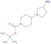 tert-Butyl 4-(3-aminopyrrolidin-1-yl)piperidine-1-carboxylate